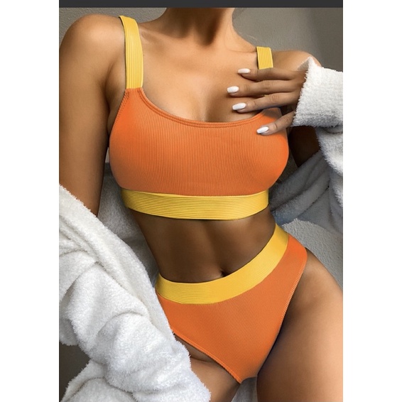 BIKINI SỢI GÂN MÀU NEON SIÊU HOT CÓ SẴN