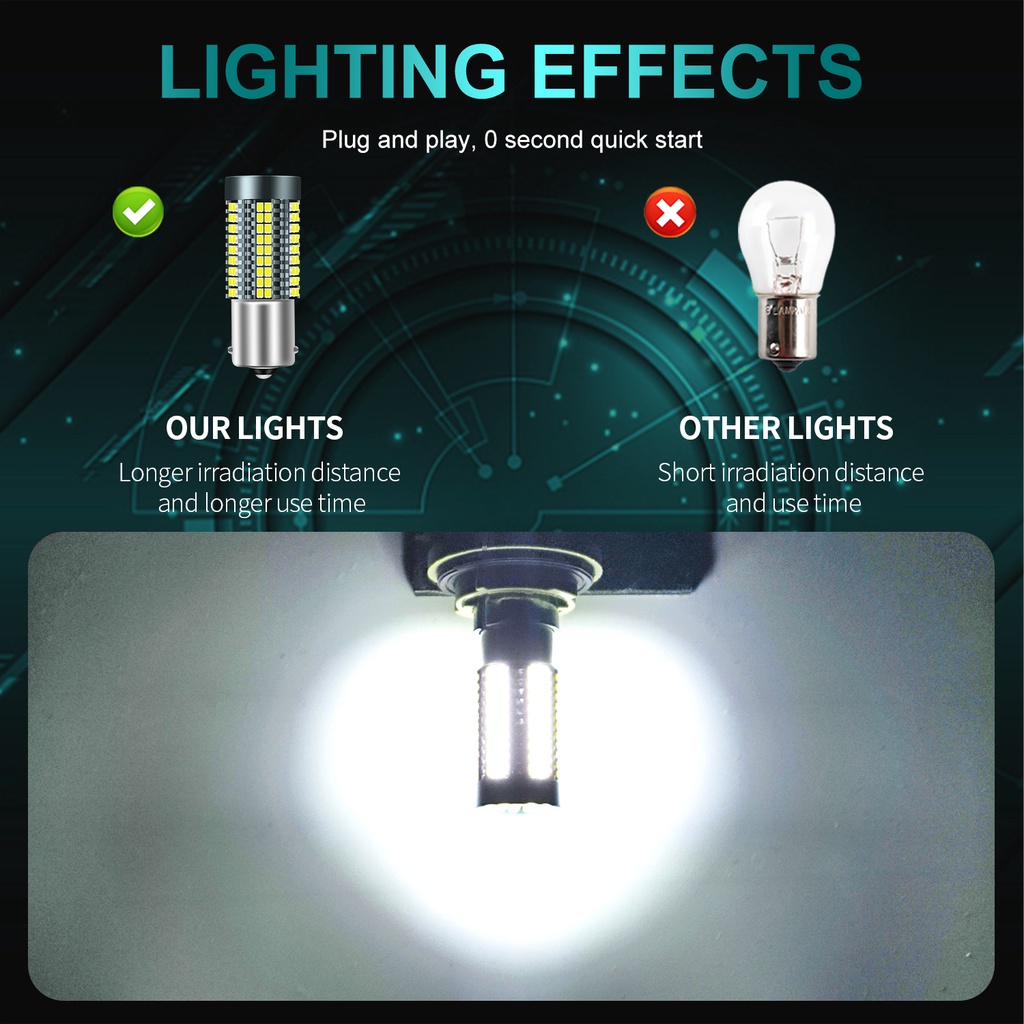 ✨Siêu Sáng✨ Đèn LED Phanh 1016 1141 T20 12V T10 LED T15 LED 1156 1157 7440