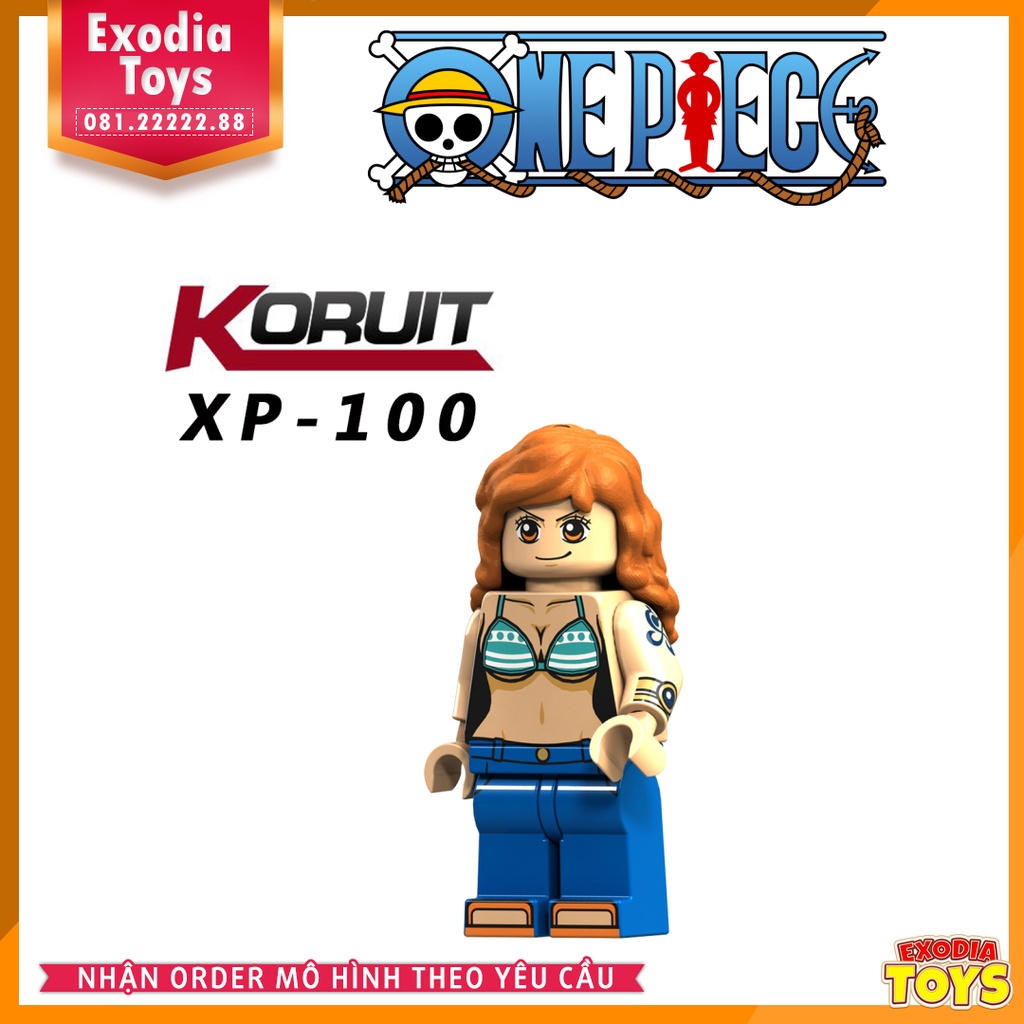 Xếp hình Minifigure nhân vật One Piece Đảo Hải Tặc - Đồ Chơi Lắp Ghép Sáng Tạo - KORUIT KT1013