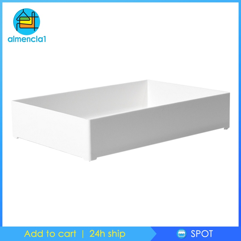 Khay đựng ngăn kéo màu trắng 30x20x6cm