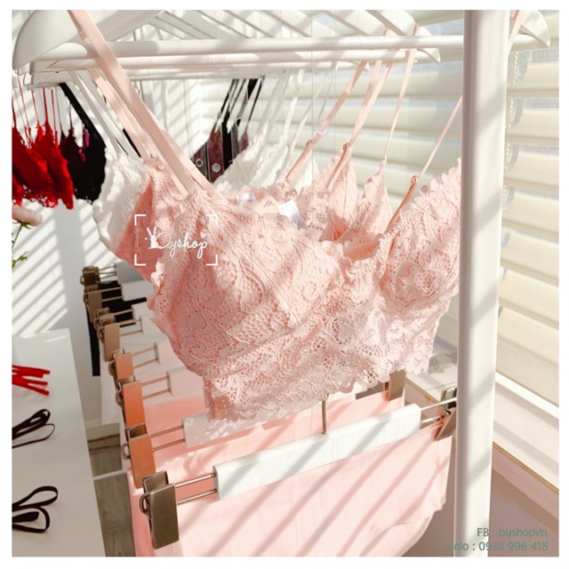 OS018 Sale Xả - Áo Bralette Oysho Không Gọng Có Mút Kèm Quần Không Đường Viền Cùng Màu | BigBuy360 - bigbuy360.vn