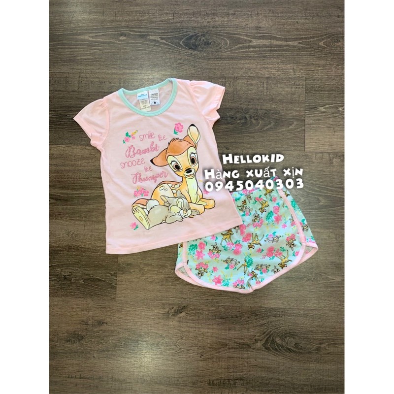 bộ cotton nai bambi
