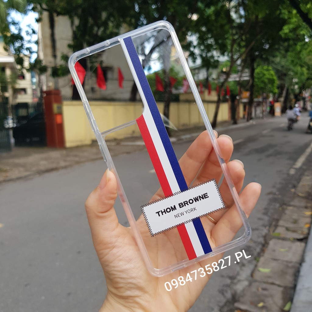 [ Ảnh thật ] Ốp Likgus Thom Browne Samsung S21, S21 Plus , S21 Ultra , Z Fold 3, Z Flip 3 chống sốc, chống ố trọn đời