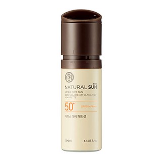 KEM CHỐNG NẮNG THE FACE SHOP NATURAL SUN ECO ICE AIR PUFF SUN SPF50+ PA+++ 100ML