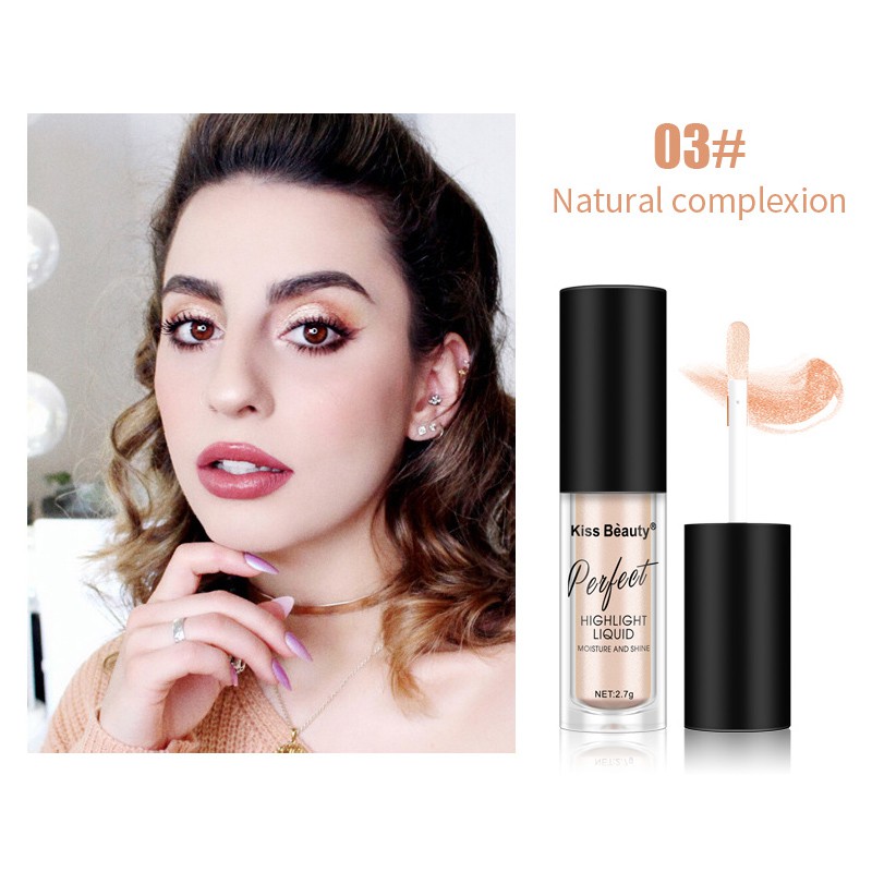 Kem Bắt Sáng Dạng Lỏng Lấp Lánh Không Thấm Nước 3 Màu Tùy Chọn | BigBuy360 - bigbuy360.vn