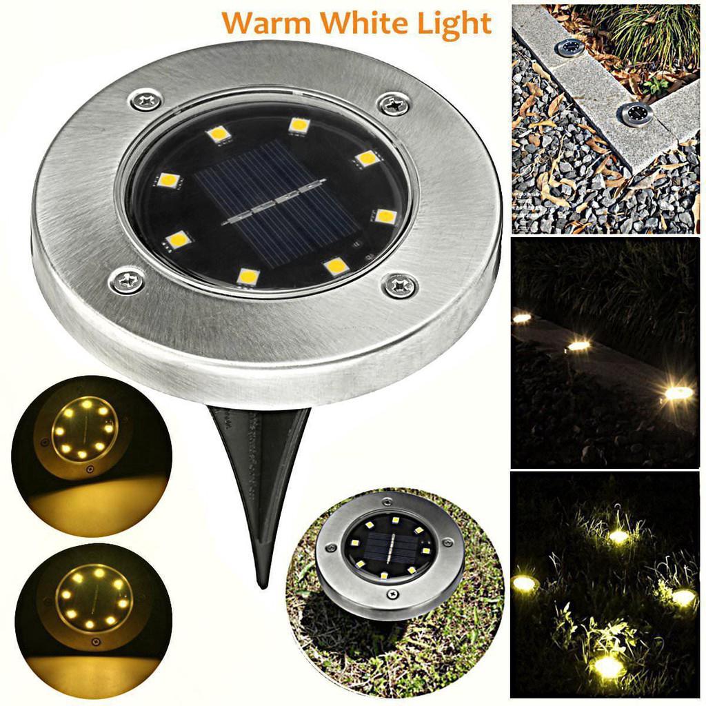 Đèn led 8 bóng năng lượng mặt trời