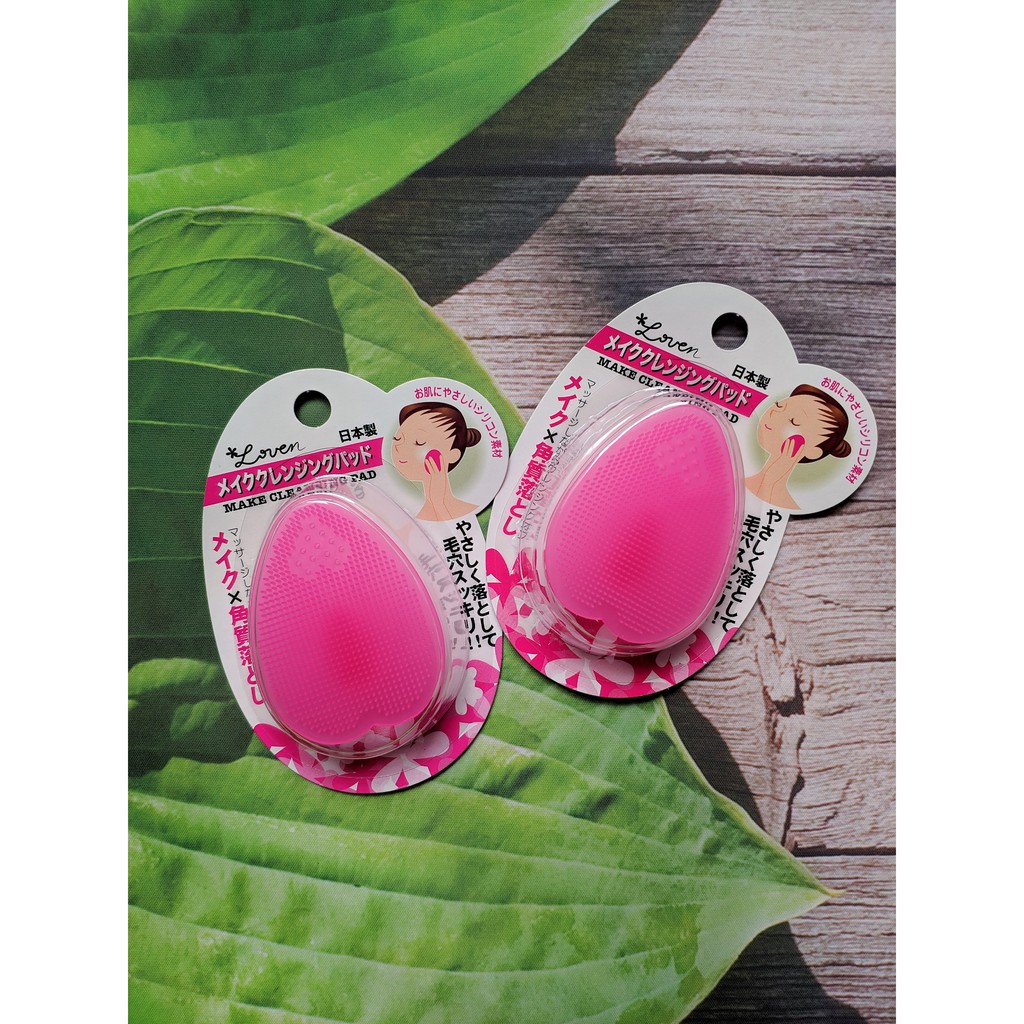 Miếng Rửa Mặt Silicon Nhật Bản Seiwapro Loven Make Cleansing Pad