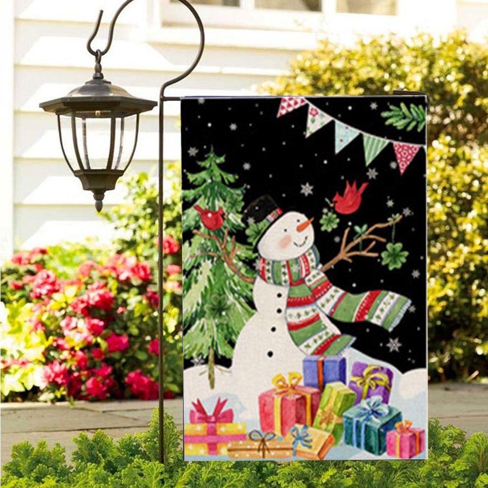 CONOPERY Cờ Hai Mặt Chống Thấm Nước Không Phai Màu Trang Trí Giáng Sinh