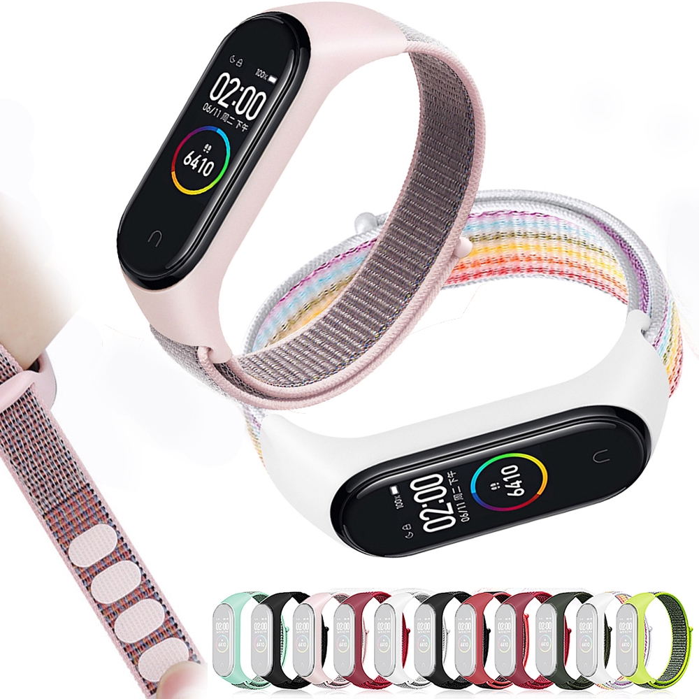 Dây đeo tay thay thế thời trang cho đồng hồ Xiaomi Mi Band 5 4 3