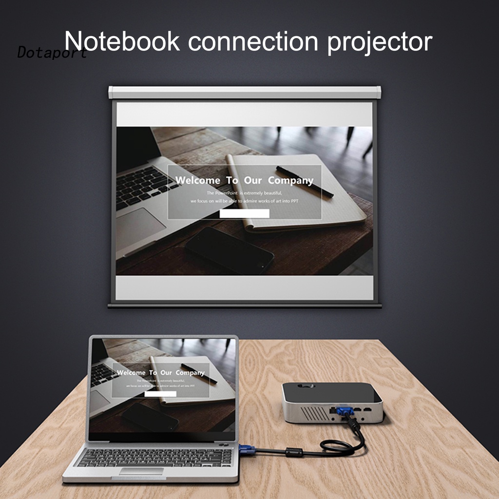 KDDT- Lightweight VGA Extender Cable Male to Female VGA Adapter Cable Wide Compatibility for Computer | BigBuy360 - bigbuy360.vn