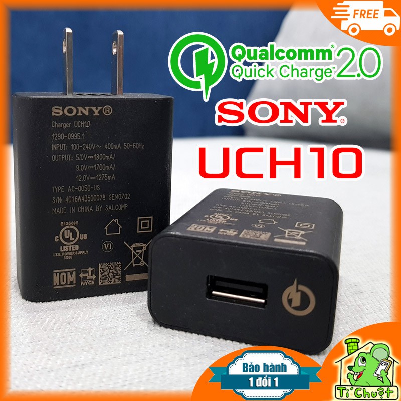 [ZIN THEO MÁY] Củ Sạc Nhanh Sony UCH10 Quick Charge 2.0