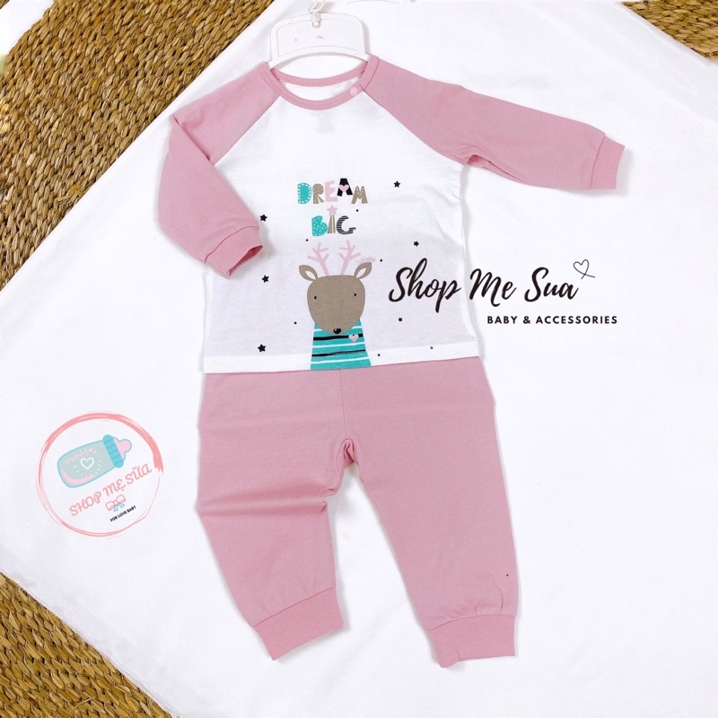 LULLABY (lẻ áo lẻ quần) Bộ dài tay thu đông bé gái chất cotton(sản phẩm tách lẻ áo và quần khách tự chọn)