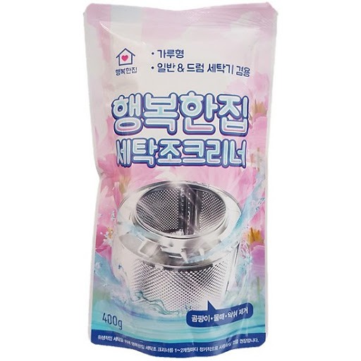 Bột Vệ Sinh Lồng Máy Giặt Hàn Quốc Sandokkaebi Gói 450gr Màu Hồng /Xanh [Mẫu Mới ]