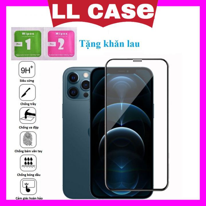 Kính cường lực iphone 10D Full 6/6plus/6s/6splus/7/7plus/8/8plus/x/xr/xs/11/12/pro/max/plus/promax