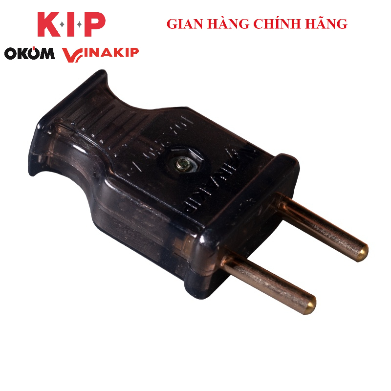 Phích cắm VINAKIP 16A 250V nhựa ABS K5 Ø5