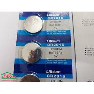 Pin CR2016 3v Lithium vỉ 5 viên