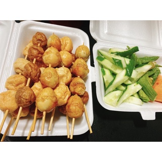 Cá viên,bò viên,trứng cút chiên(HOẢ TỐC)