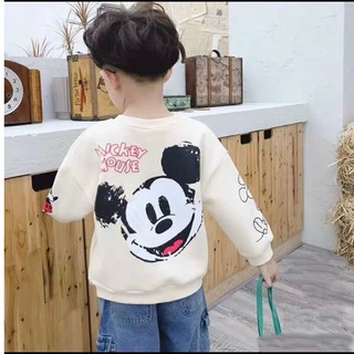 Áo Nỉ Bông Dài Tay Hình Chuột Mặt Sau Cho Bé 8-18kg kidhome29