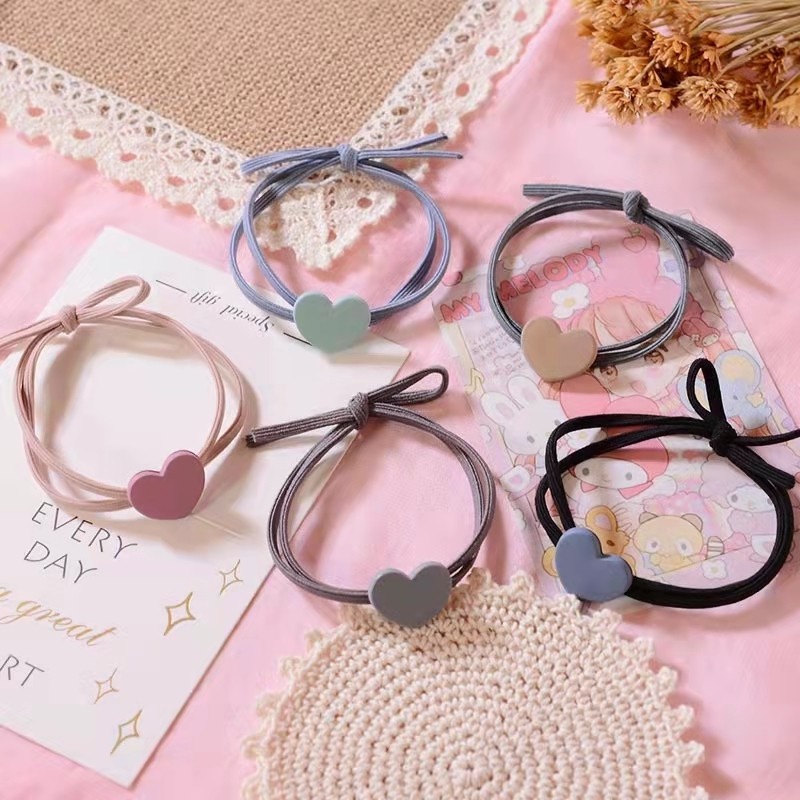 Dây buộc tóc trang trí phong cách Hàn Quốc- cột tóc nữ hình hoa dễ thương