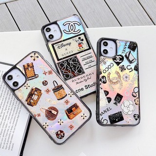 Ốp ip - Ốp lưng viền Hàng hiệu phản quang 6s/6plus/6s plus/7/8/7plus/8plus/x/xs/xr/xsmax/11/11promax