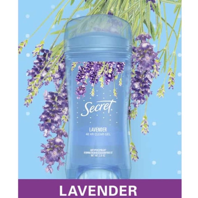 🤩🤩Gel khử mùi Secret hương Lavender được chuộng nhất tại Usa