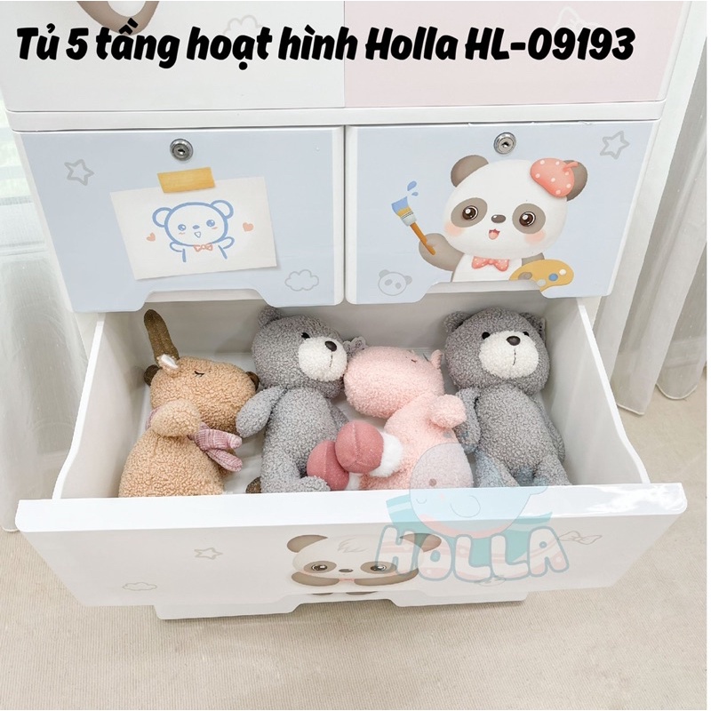 Tủ đựng quần áo holla hoạt hình cho bé, tủ đựng đồ cho bé holla hoạt hình kích thước đại 70*38*150cm