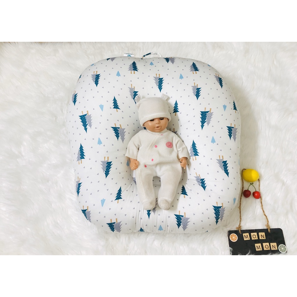 Gối chống trào ngược MONMON (65 x 75) cho bé từ sơ sinh đến 12 tháng màu ngẫu nhiên hàng chính hãng