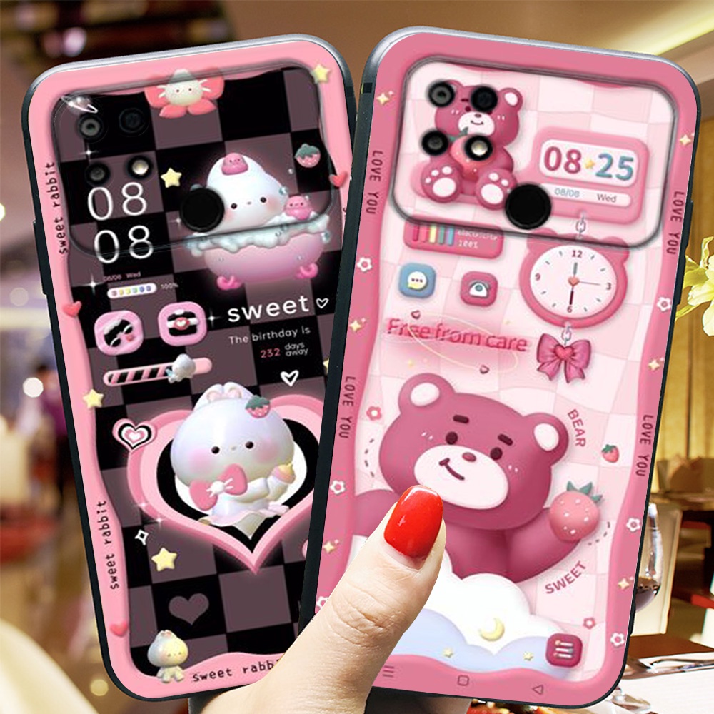 ốp lưng điện thoại xiaomi poco c40 / poco c31 in hình gấu nâu vô cùng đáng yêu