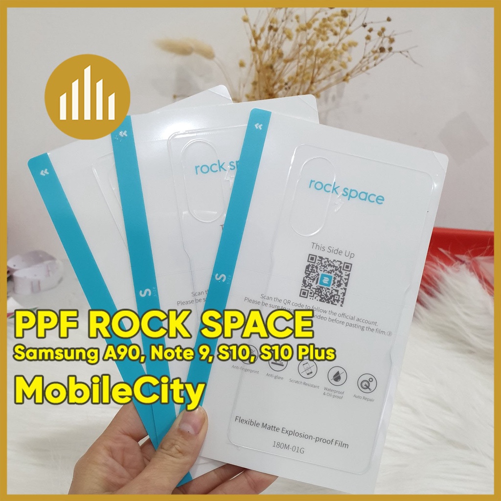 Dán lưng, Dán màn hình PPF Rock Space các dòng Điện thoại SamSung A90, Note 9,S10, S10 Plus-Giá rẻ tại Hà Nội,Tp.HCM,ĐN
