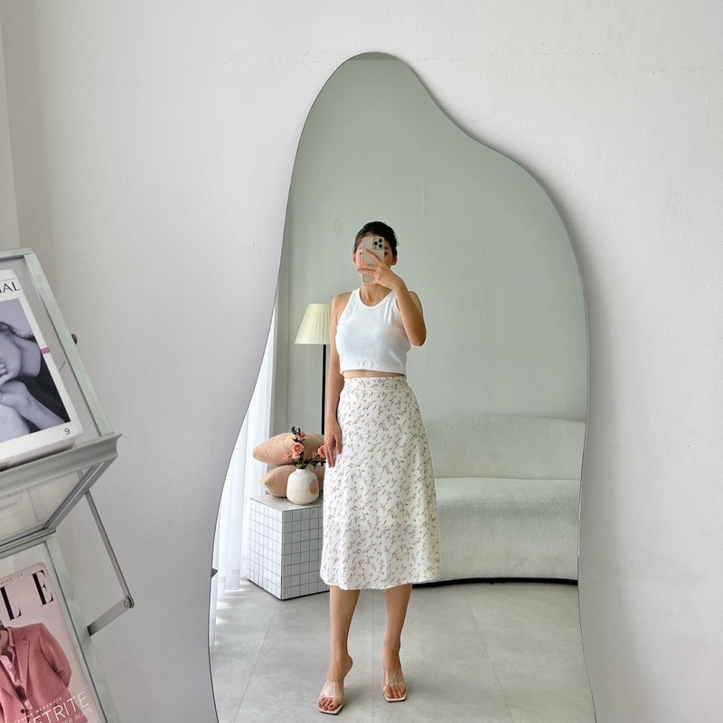 Chân váy hoa nhí vintage - Audrey studio