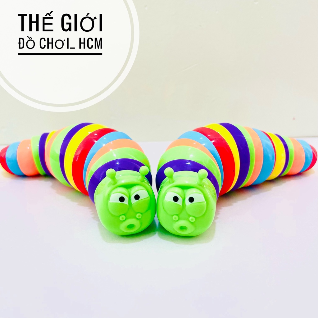 [HOT] Đồ Chơi Sâu Tiktok Con Sâu Vui Nhộn Nhiều Màu Ngộ Nghĩnh Xoay 360 Đồ Chơi Hot Tiktok Xả Stress