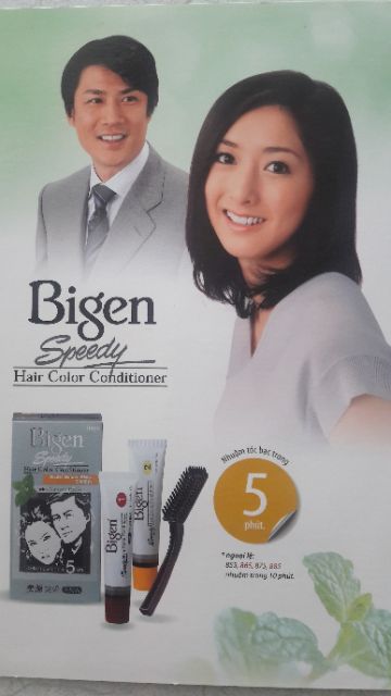 [ Hàng Công Ty- Hsd 2024] Thuốc Nhuộm Tóc Bigen Speedy Hair Color Conditioner- 885 Nâu Sáng.