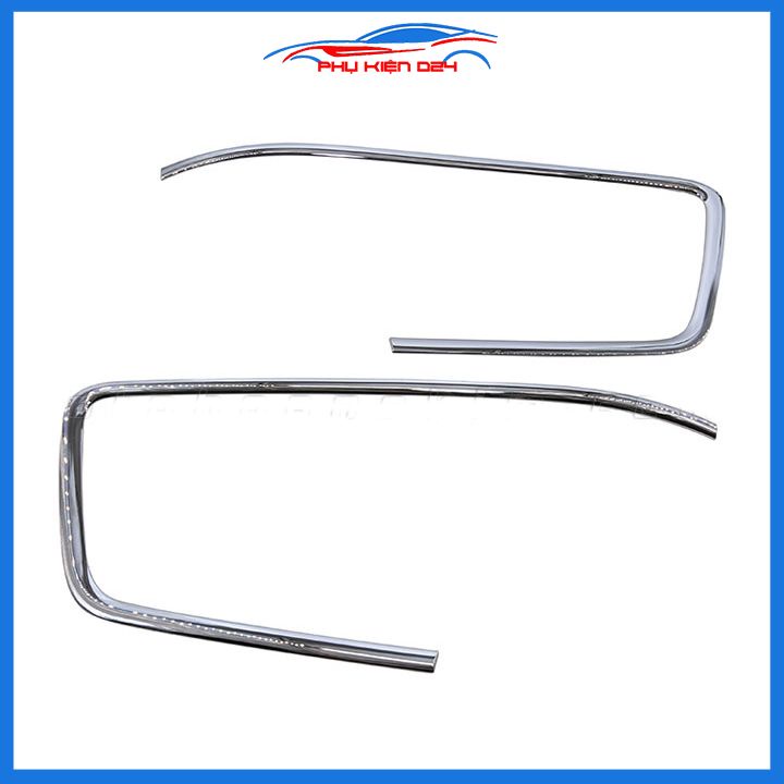 Ốp viền đèn pha hậu mạ crom Kia Sedona chống trầy trang trí bảo vệ xe