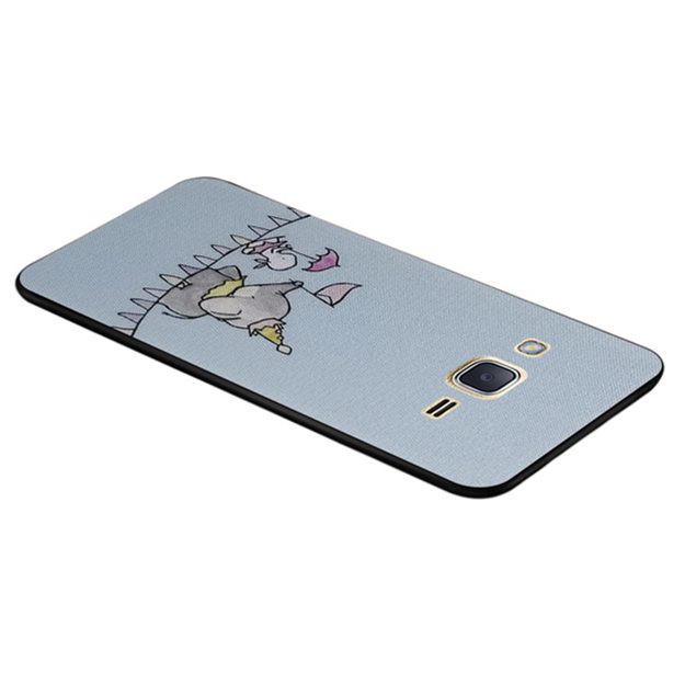 Ốp lưng silicone hoạ tiết hoạt hình voi dành cho điện thoại Samsung Galaxy A3 A5 A7 A8 J1 Ace J2 J3 J5 J7 2015 2016