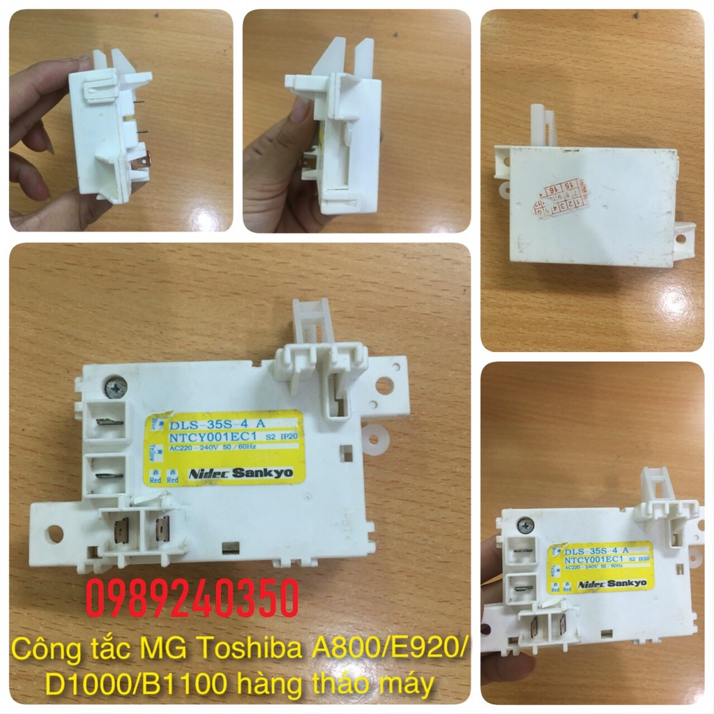 Công Tắc Khóa Cửa Máy Giặt Toshiba A800; E920; B1000, B1100 hàng hãng