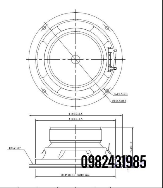 Loa toàn dải 6,5 inch