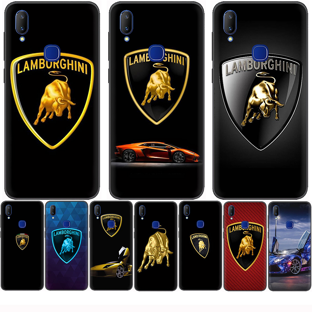 Ốp Điện Thoại Tpu Mềm Chống Rơi In Logo Lamborghini Cho Vivo Y20 2021 Y30 2021 Y31 2021 Y51 2020 X60 Pro X60