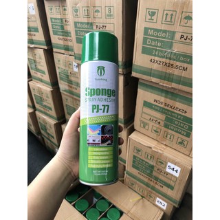 Keo dán xốp dán tường, Keo Xịt Đa Năng PJ77, Dán Xốp, Mút, Giấy Decal, không mùi, chất lượng