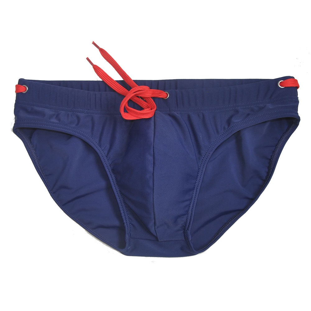 Quần bơi nylon tam giác màu trơn cup U gợi cảm cho nam | BigBuy360 - bigbuy360.vn