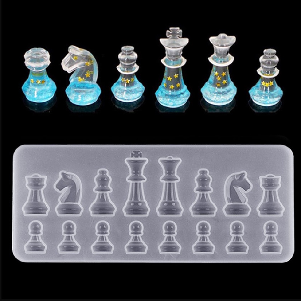 Khuôn Silicone Hình Quân Cờ Vua Quốc Tế Tự Làm
