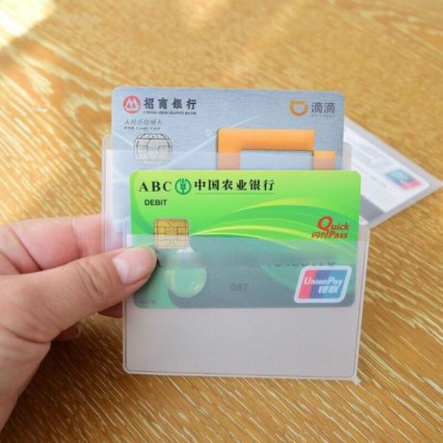 Bao nhựa bảo vệ thẻ ATM , THẺ CĂN CƯỚC , BẰNG LÁI XE hàng chuẩn loại 1