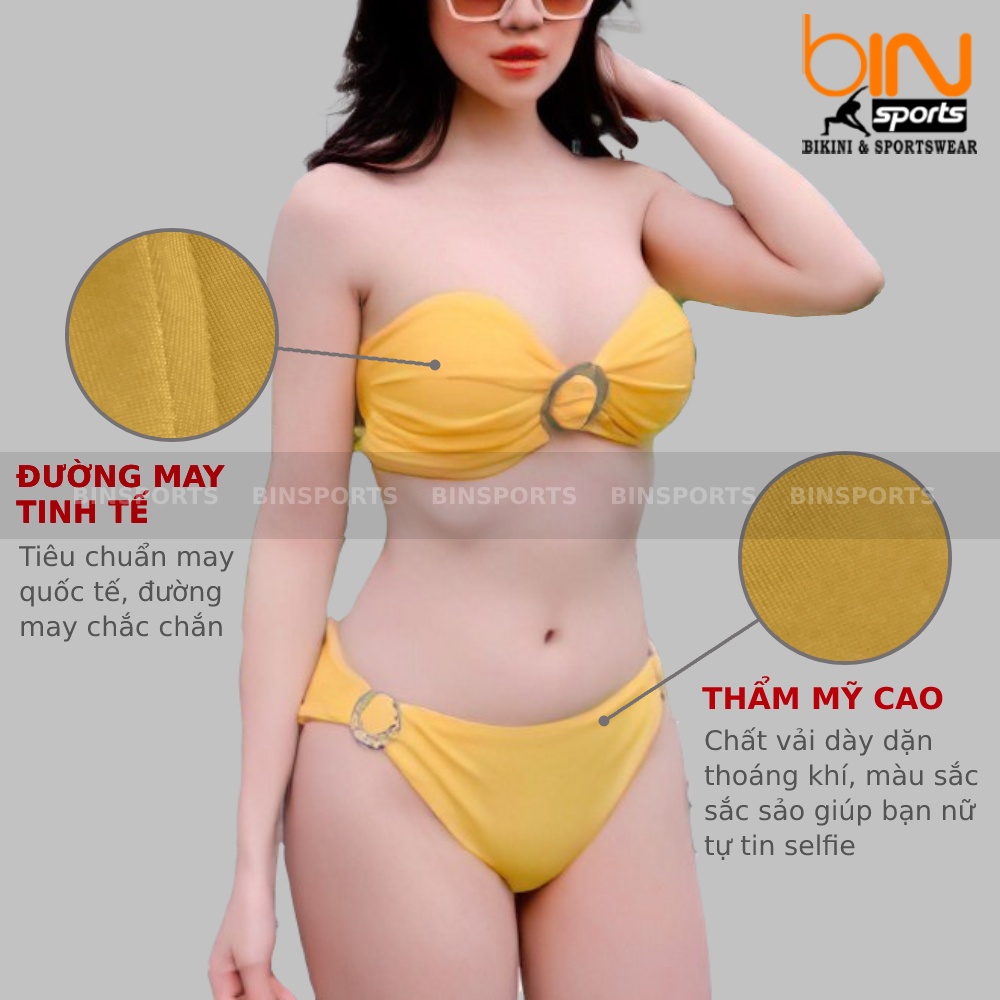 Bộ Bơi Nữ Hai Mảnh Sexy Mặc Đi Biển Freesize Bin Sports BHV035