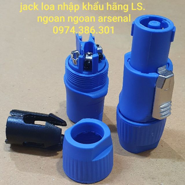 Jack rắc loa speakon nhập khẩu hãng) báo giá 1 cái