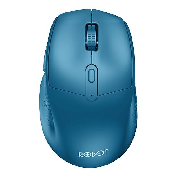 Chuột không dây 6D tiết kiệm điện năng ROBOT M320 Xanh Dương