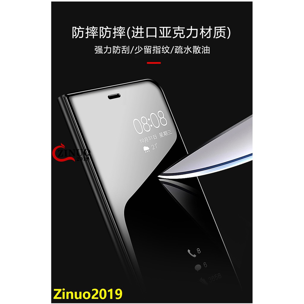 Bao Da Điện Thoại Nắp Lật Tráng Gương Cho Sony Xz Xz3 Xz4 Xz5 Xperia5 Xperia1