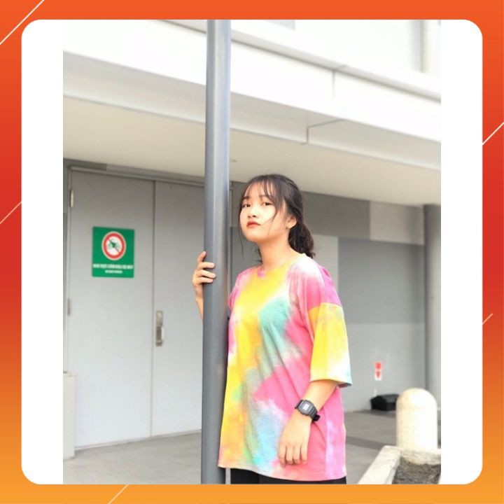 Áo thun loang UNISEX Áo phông loang form rộng tay lỡ chất thun cotton thoáng mát oversize | BigBuy360 - bigbuy360.vn