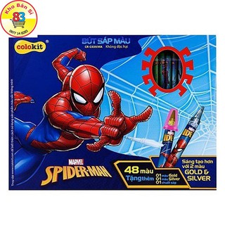 Bút sáp màu Spiderman CR-C039 50 màu