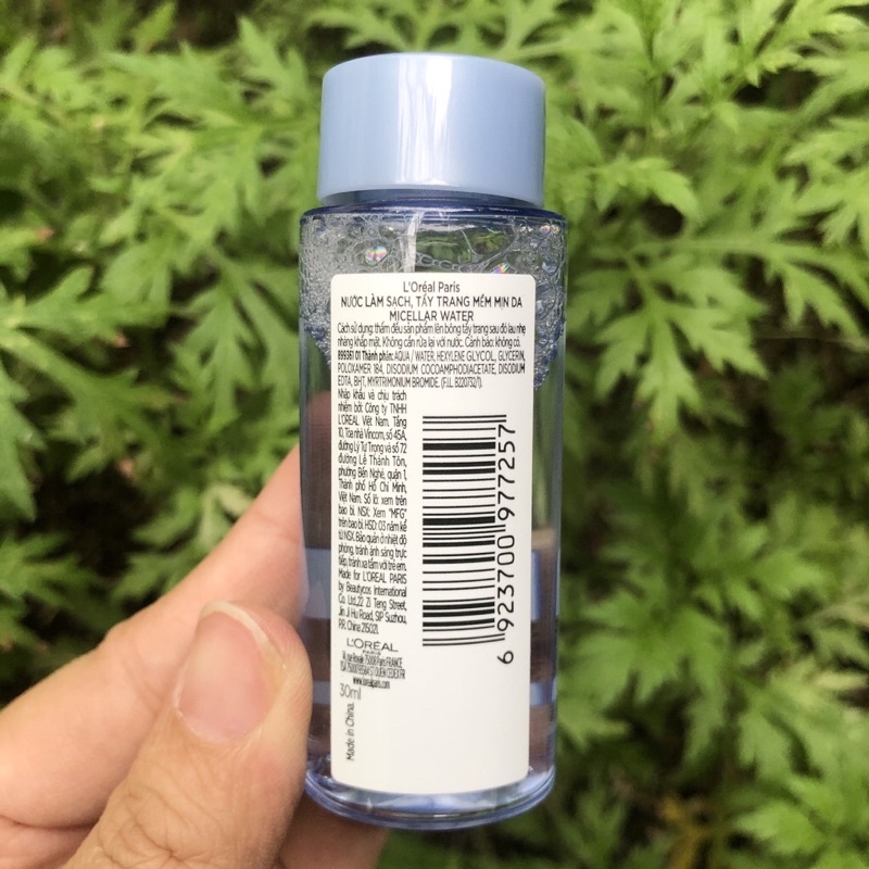 Nước Tẩy Trang Làm Sạch Sâu L'Oreal Paris loại minisize 30ml | BigBuy360 - bigbuy360.vn