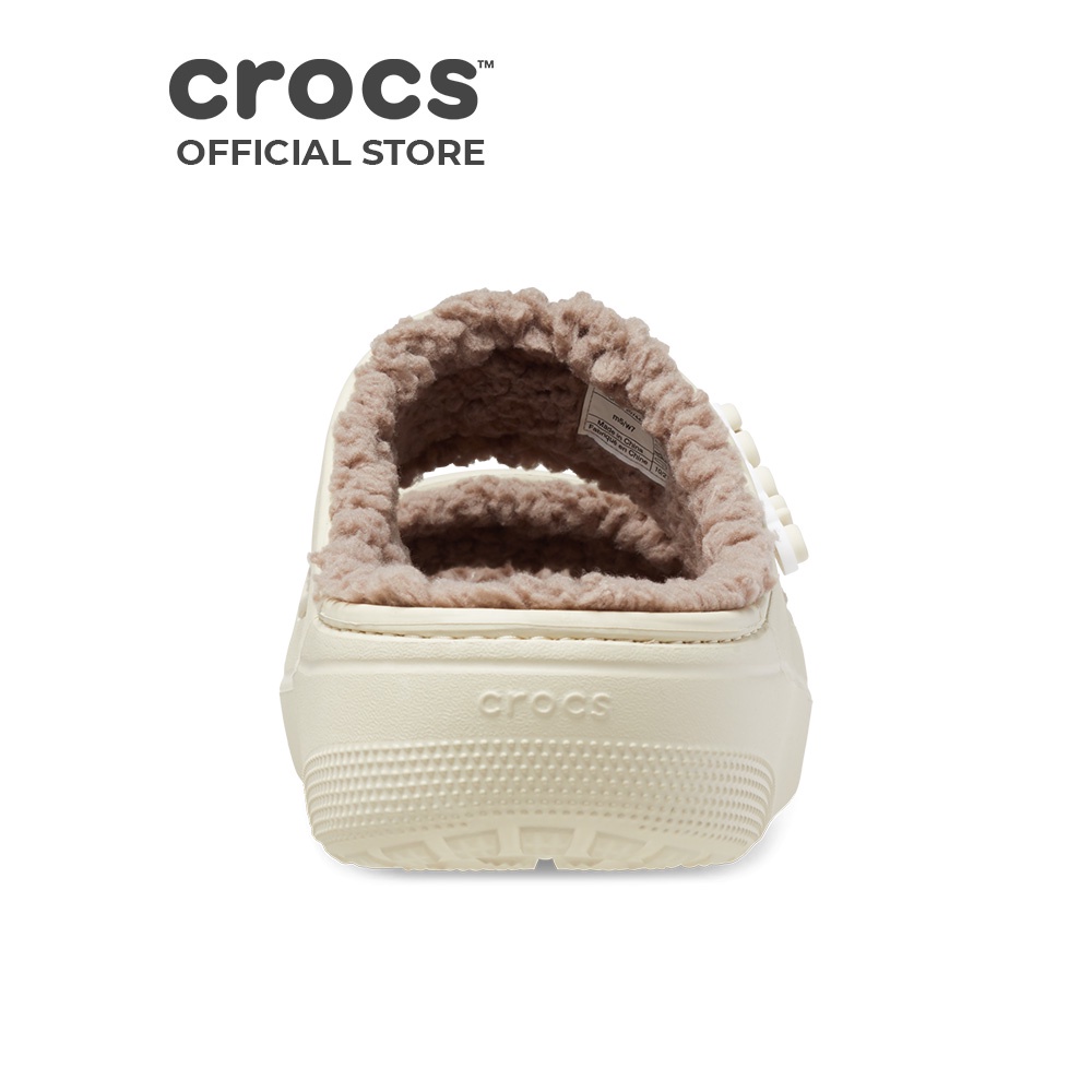 Xăng Đan Unisex Crocs Classic Cozzzy Bone/Mushroom