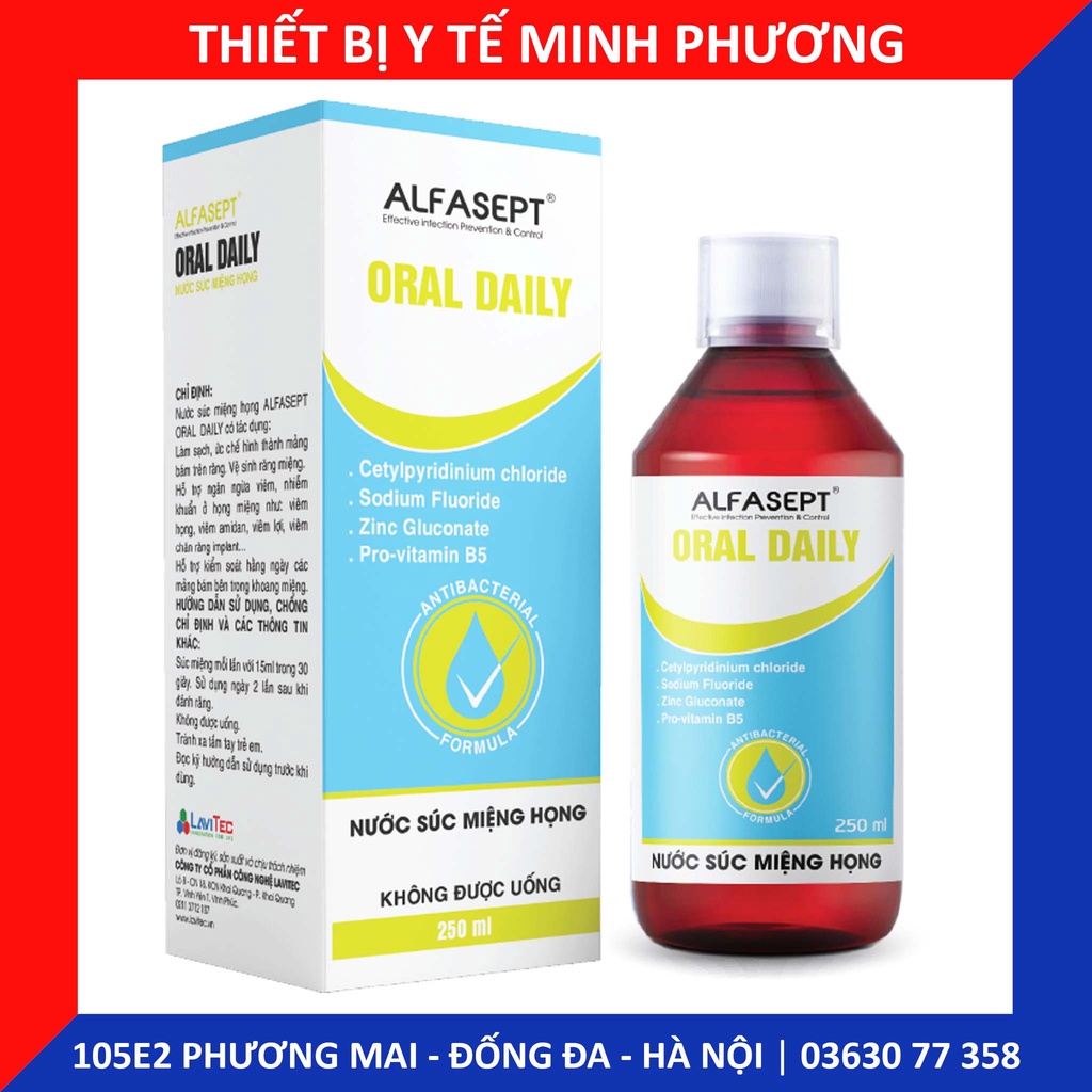 Nước súc miệng ALFASEPT ORAL DAILY